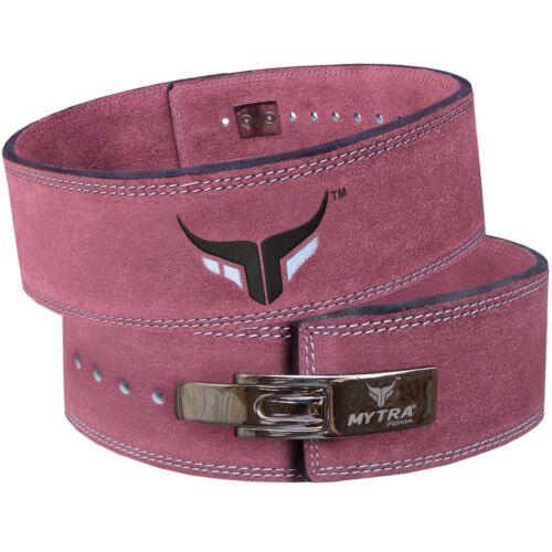 Mytra Fusion Lever Buckle Powerlifting Belt: Ultimate Gym Back Support - Gomix Brands Outlet